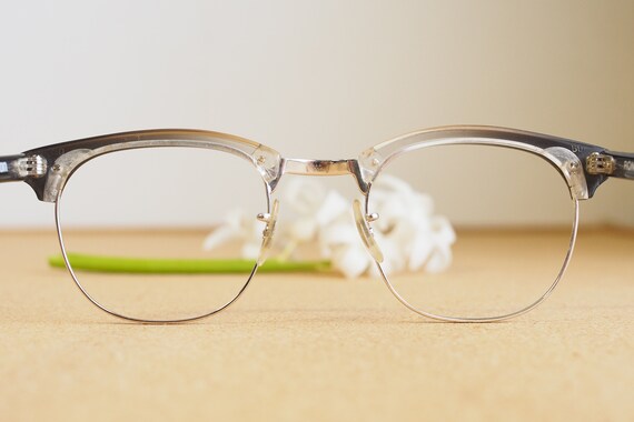 Vintage Eyeglasses Shuron Ronsir 1970s Made In US… - image 7