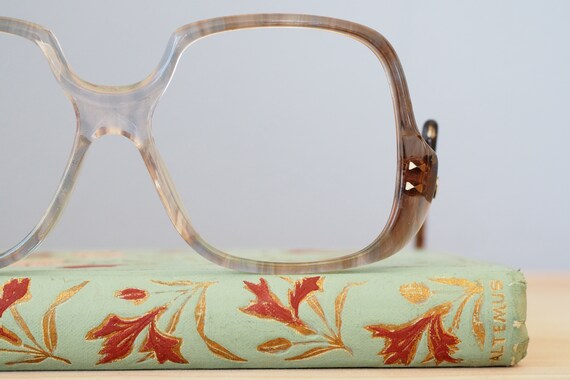 Vintage eyeglasses 1970's Frames/eyeglass/hipster… - image 5