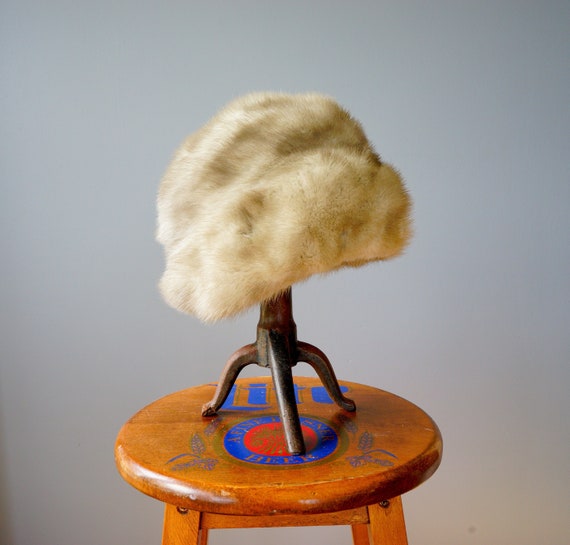 Vintage Fur Hat, Vintage Cloche Hat, Vintage Hat,… - image 5