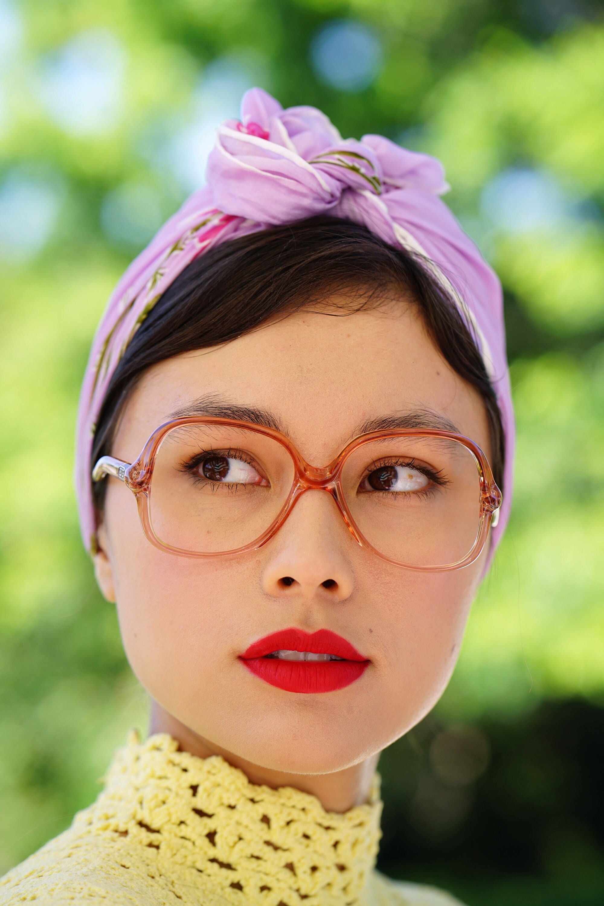 Vintage Eyeglasses 1970s by Givenchy New Old Stock Multicolor Tone