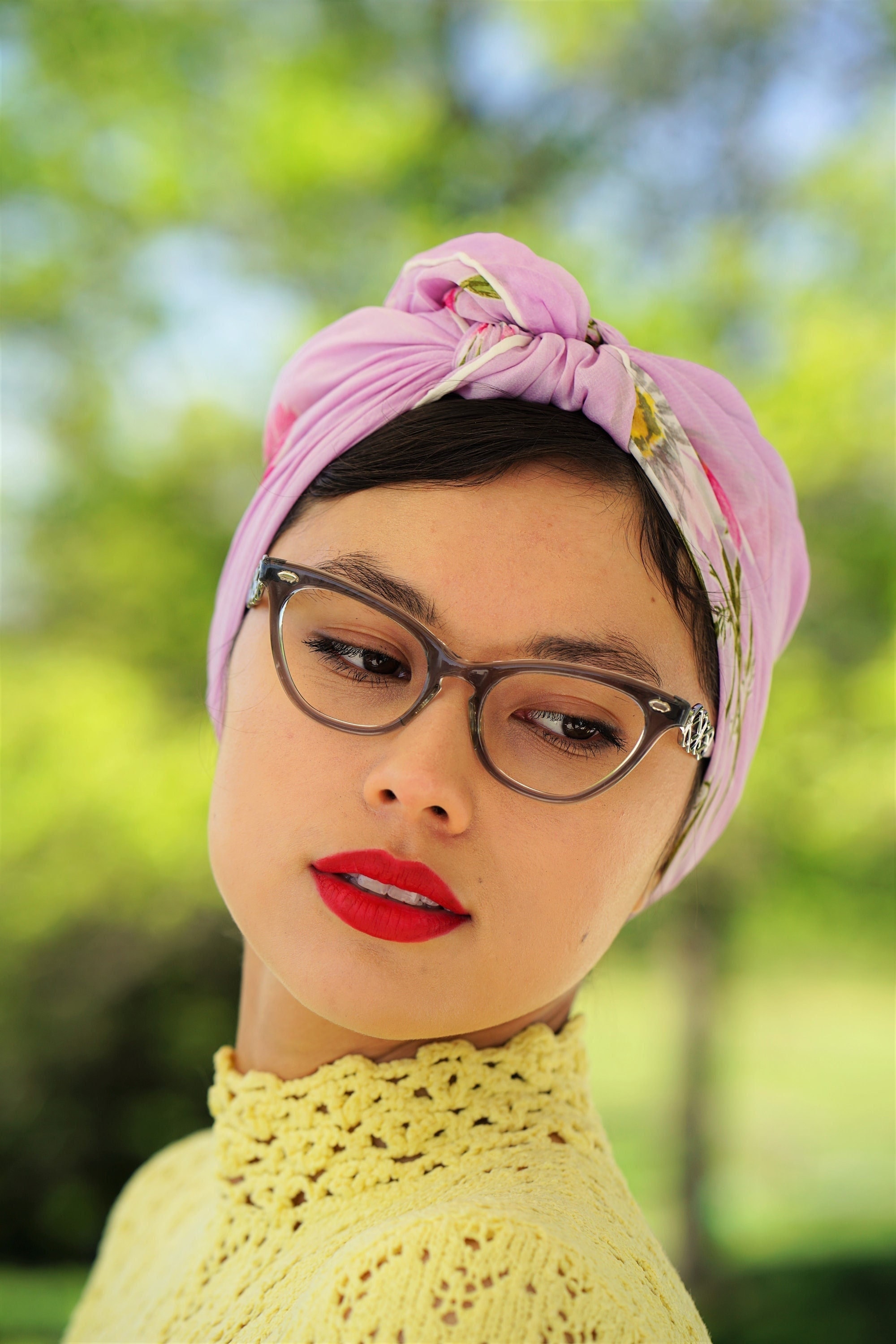 Vintage Eyeglasses Cateye 1960's Cat Eyes Frames Made in USA