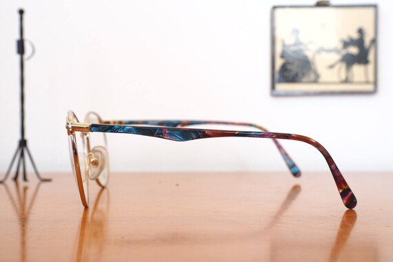 Vintage Eyeglass Wire Rim 1990s By Lamy New Old S… - image 7