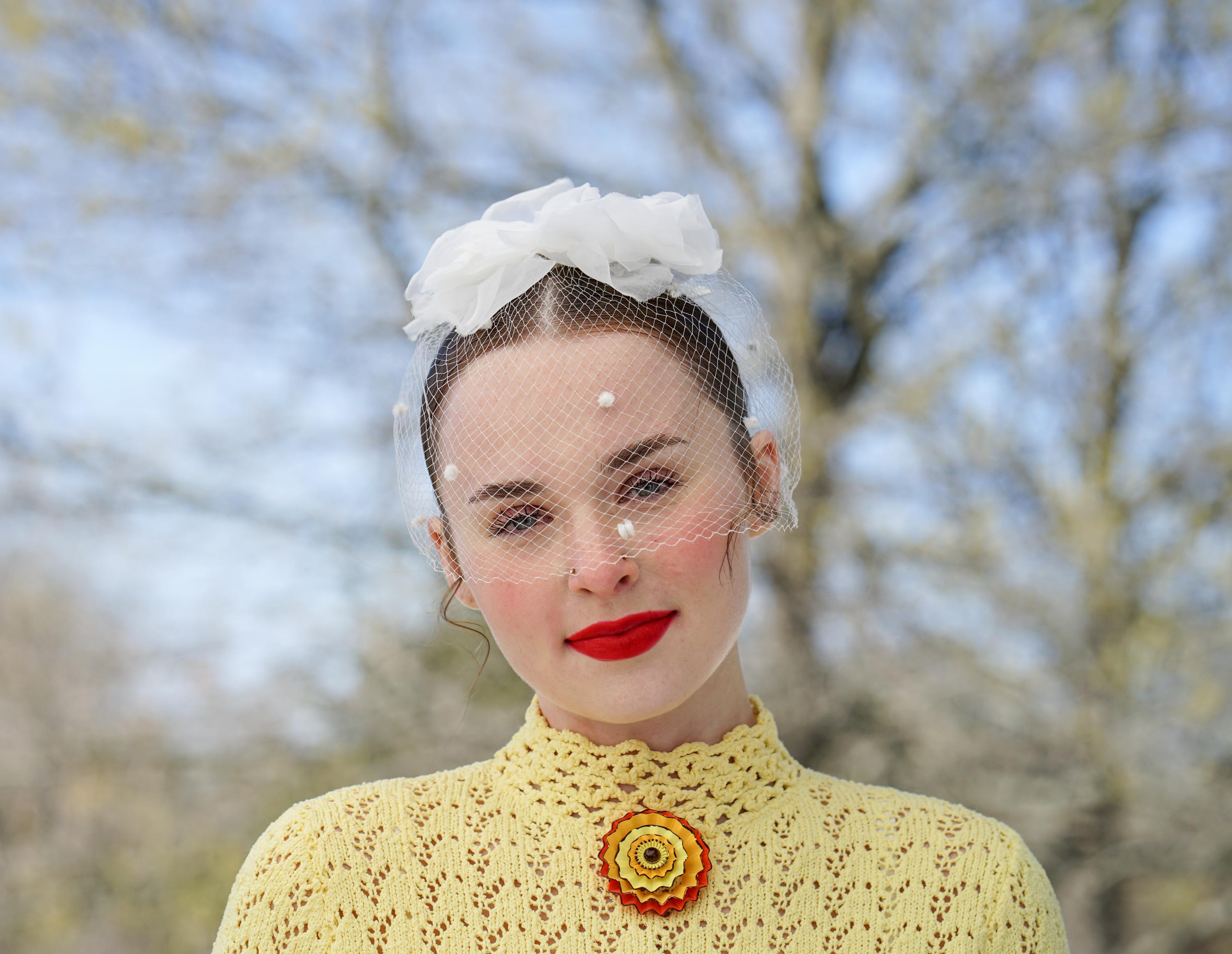 1950s Short Veil - Etsy display picture 2