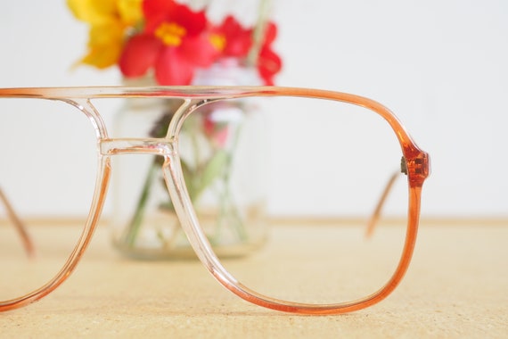 Vintage eyeglasses 1970s Frames Multi color tone … - image 3