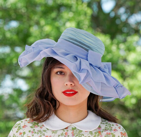 Vintage Floppy Hat, Wide Brim Hat, 1960s-70s Hat,… - image 3