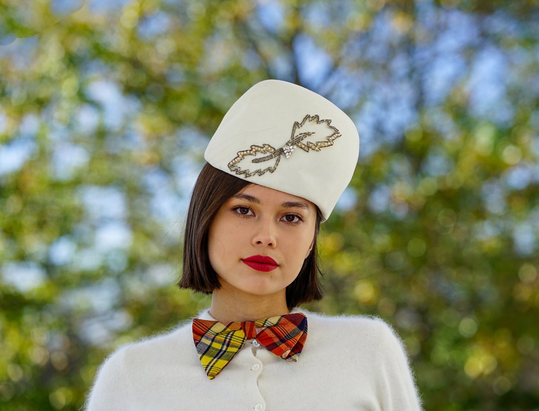 Mod Hat Vintage Wool Felt Cloche Hat, Vintage Mod Hat, 1960s Hat, Vintage Hat ...