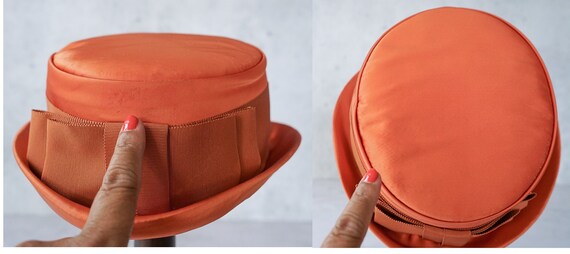 Vintage Women Bowler Hat, 1950s-1960s Hat, Fedora… - image 10