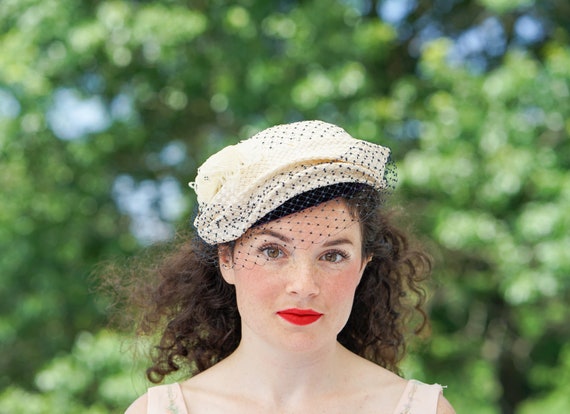 ★お求めやすく価格改定★ 1960s feather half hat - Gem Hat