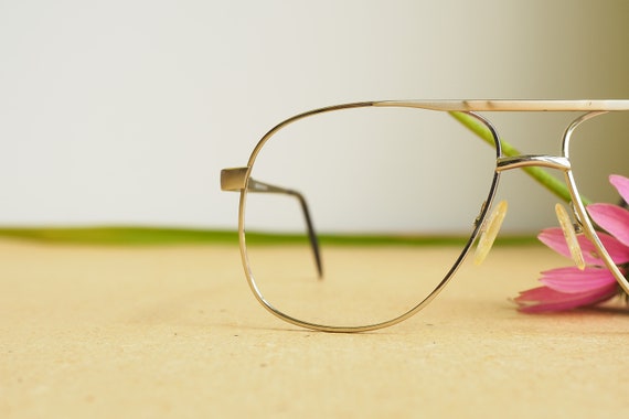 Vintage 70s Eyeglasses/Aviator/New Old Stock/1970… - image 3