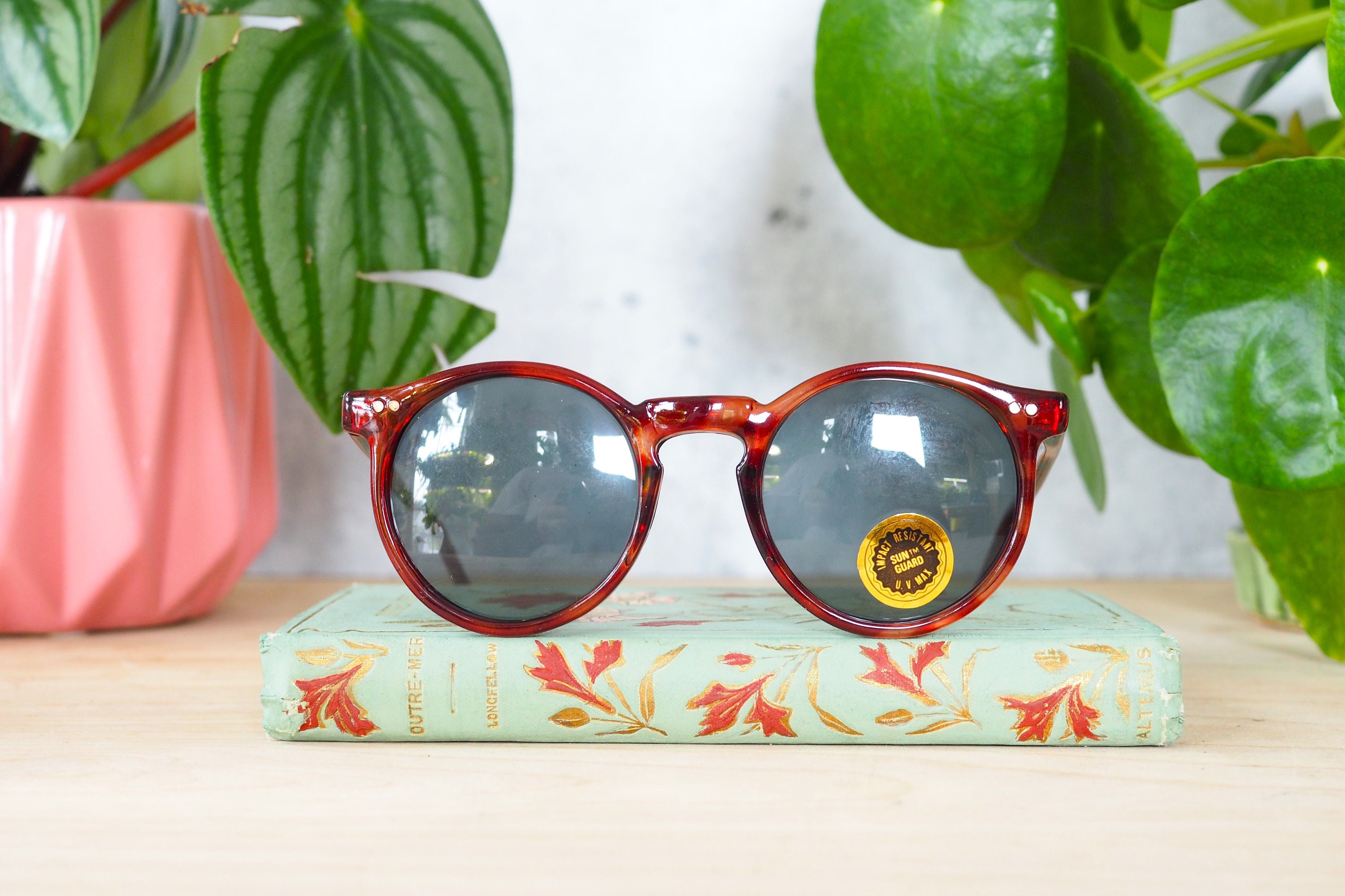 MCM Brown Retro-Inspired Sunglasses MCM Retro Sunglasses MCM604S 724 Gold/Tortoise 55mm  main image 2