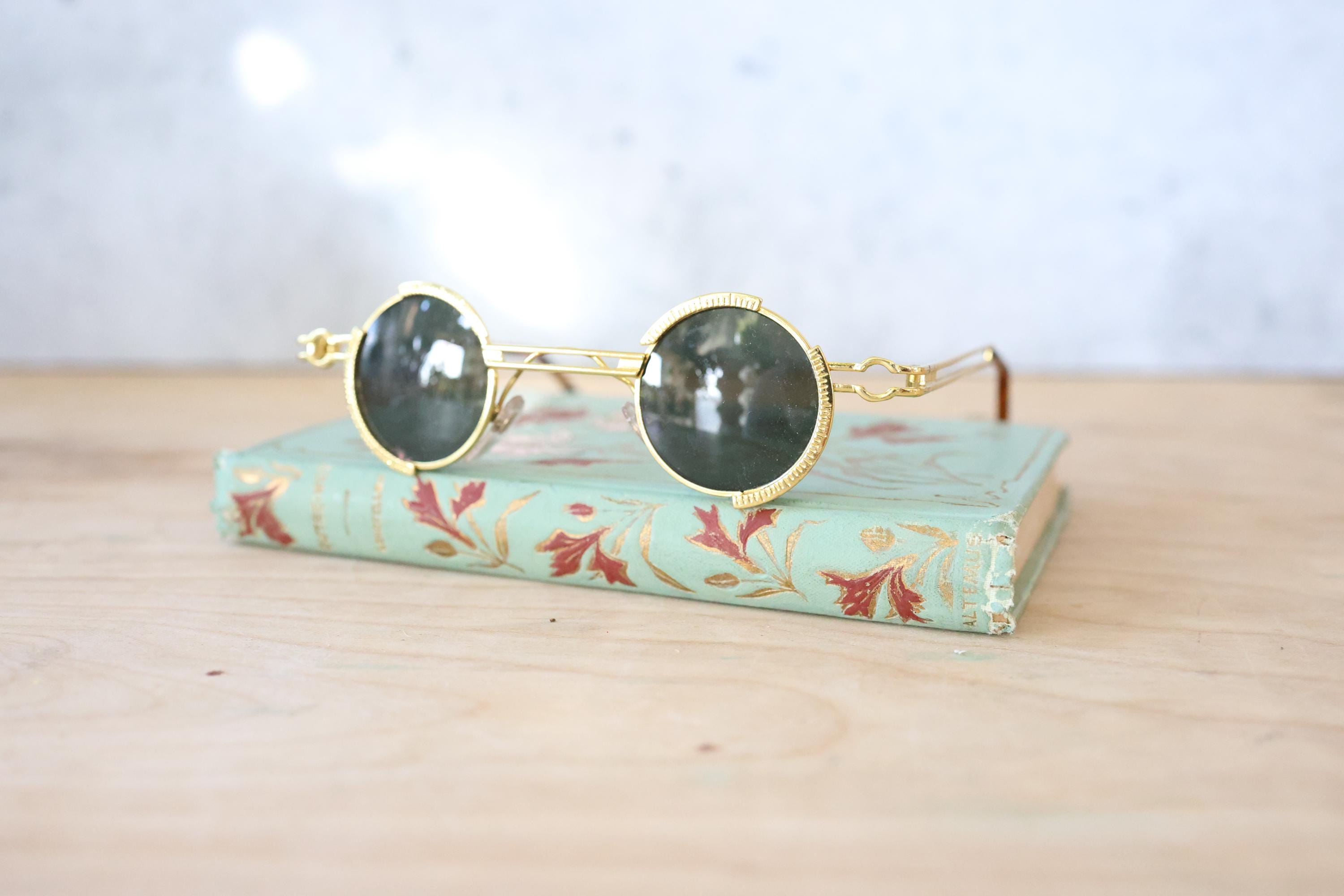 Cute Vintage German Sunglasses from the 1990s ?? 90s Graphic Monochrome Sunglasses, Black and White Acetate  main image 3
