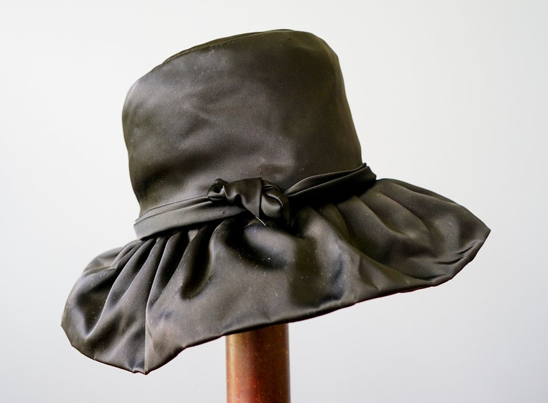 Vintage Floppy Hat, Bucket Hat, Wide Brim Hat, 1960s Hat, Vintage Hat, Vintage Millinery, Slouchy Hat, Kentucky Derby Hat, Church Hat image 7