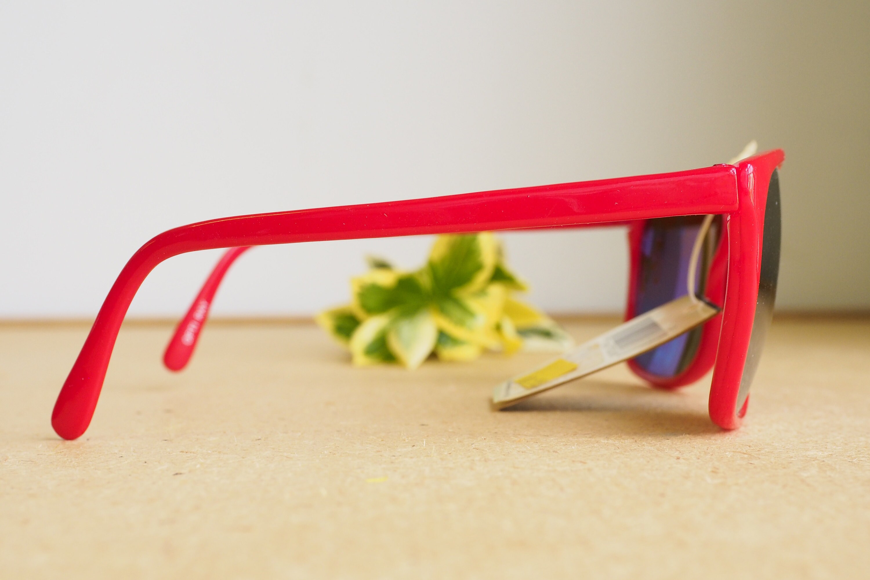 Vintage Sunglasses 1980's New Old Stock/vintage/80's Red