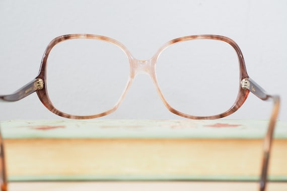 Vintage eyeglasses 1970's Frames/eyeglass/hipster… - image 8