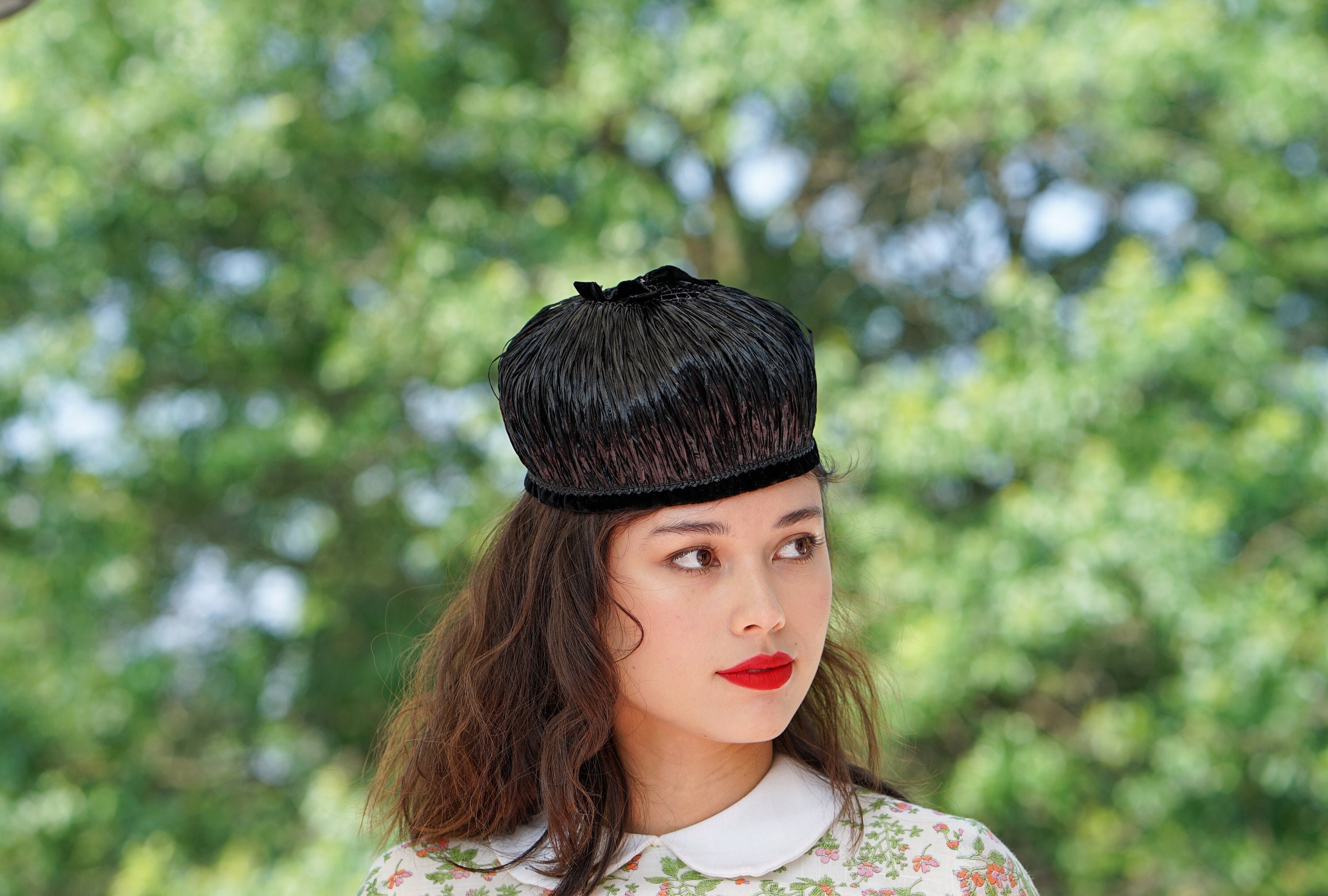 Jackie O Pillbox Hat - Etsy UK