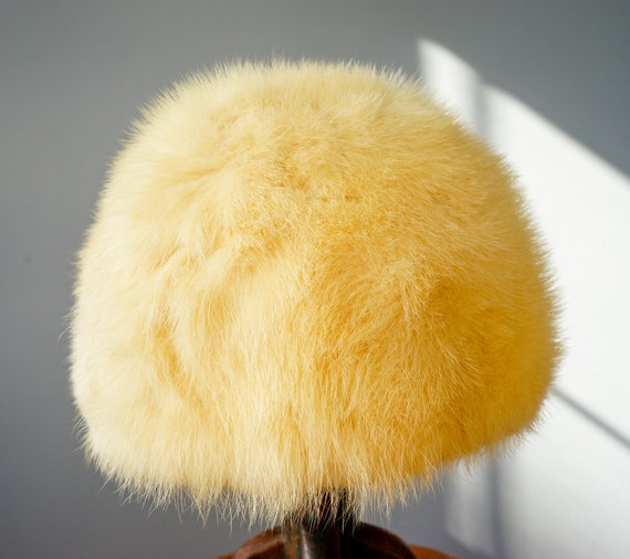 Vintage Rabbit Fur Cossack Hat, Cloche Hat, Vinta… - image 8