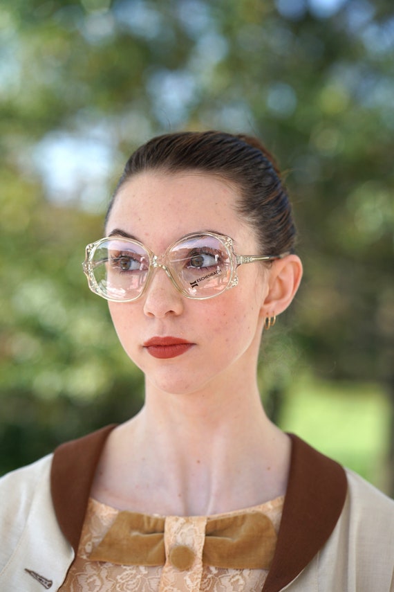 Vintage eyeglasses 1970's Frames/eyeglass/hipster/