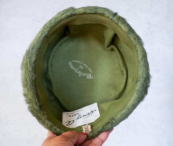 Vintage Fur Felt Pillbox Hat, Vintage Women Hat, … - image 9