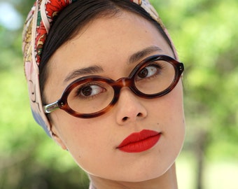 Vintage Brillen 1960er Jahre Frames Glasses Made In France Braunton POp-Art