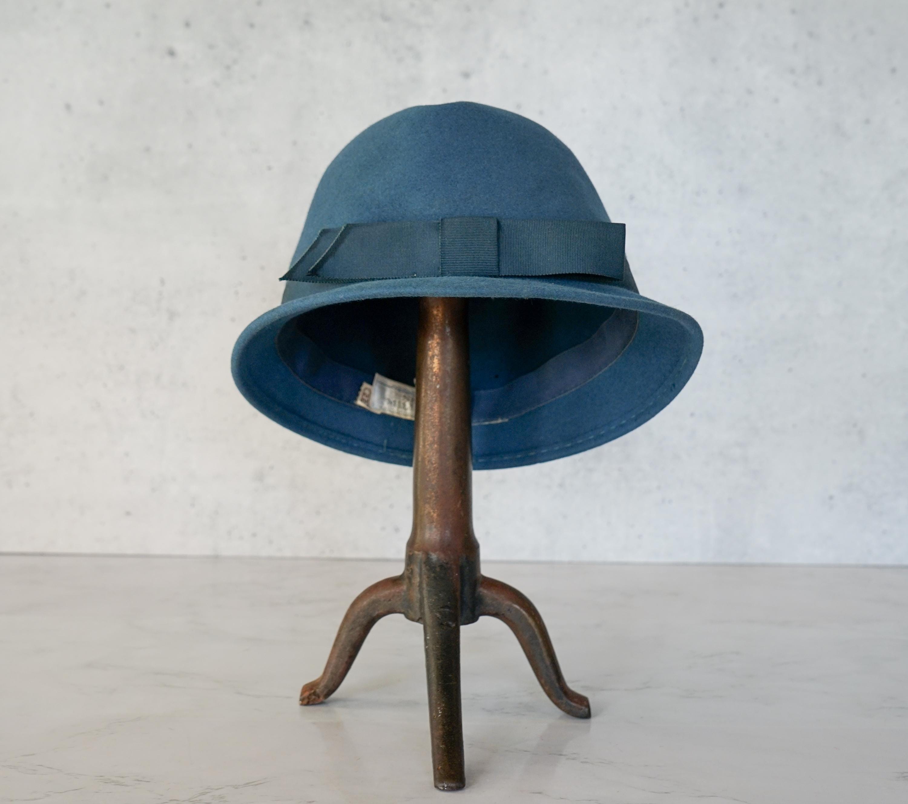 Vintage Fur Felt Women Fedora Hat, Homburg Hat, 1960s Hat