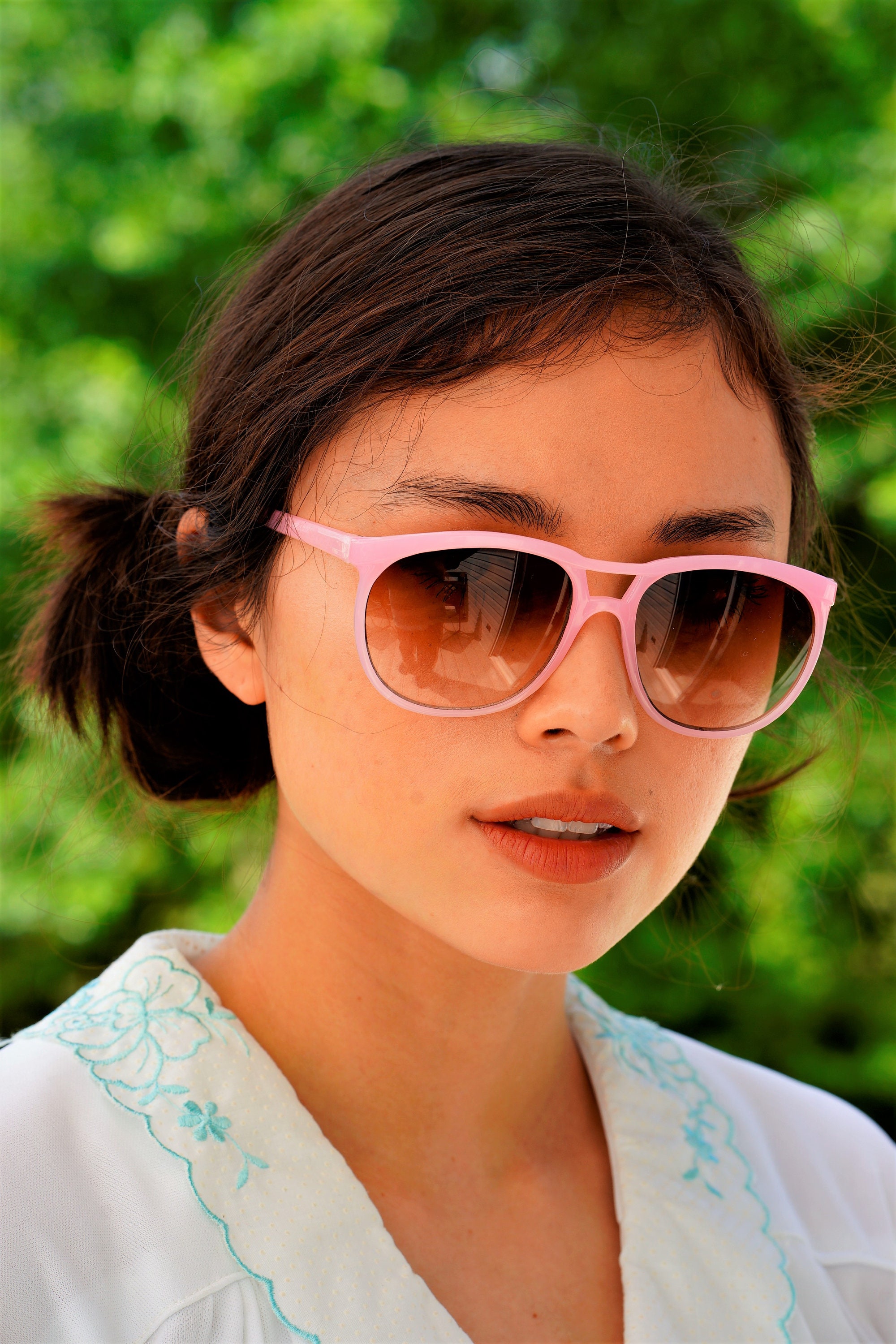 Vintage Pink Sunglasses 1980's New Old Stock/vintage/80's