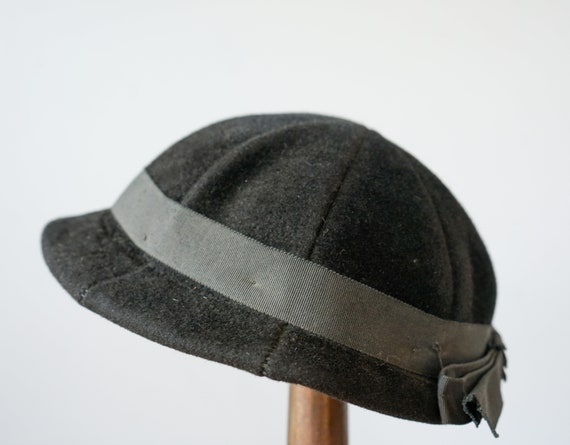 Vintage Fur Felt Bucket Hat, Vintage Hat, 1950s-1… - image 9