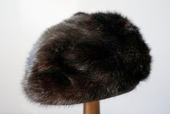 Vintage Fur Pillbox Hat, Cossack Hat, Vintage Hat… - image 7