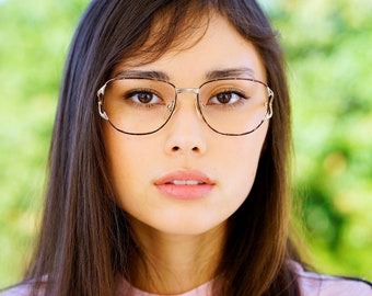Vintage Eyeglasses 1990s/Glasses/New Old Stock/hipster/frames/multicolor Gold tone Tortoiseshell enamel Made In Korea By Prava