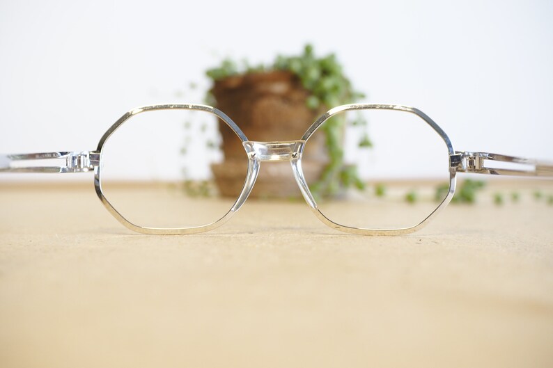 Vintage Eyeglasses 1970s Frames Made in USA by Brillen Octagon Etsy
