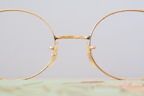 Vintage Eyeglasses 1960s wire rim Frames Made In … - image 7