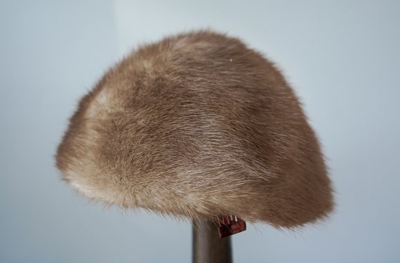 Vintage Fur Half Hat, Vintage Hat, 1950s Hat, Vin… - image 7