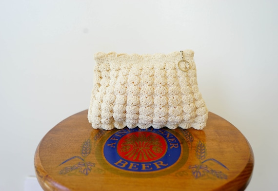 Vintage 1940s Crochet Purse/ Crochet Bag/ Vintage… - image 7