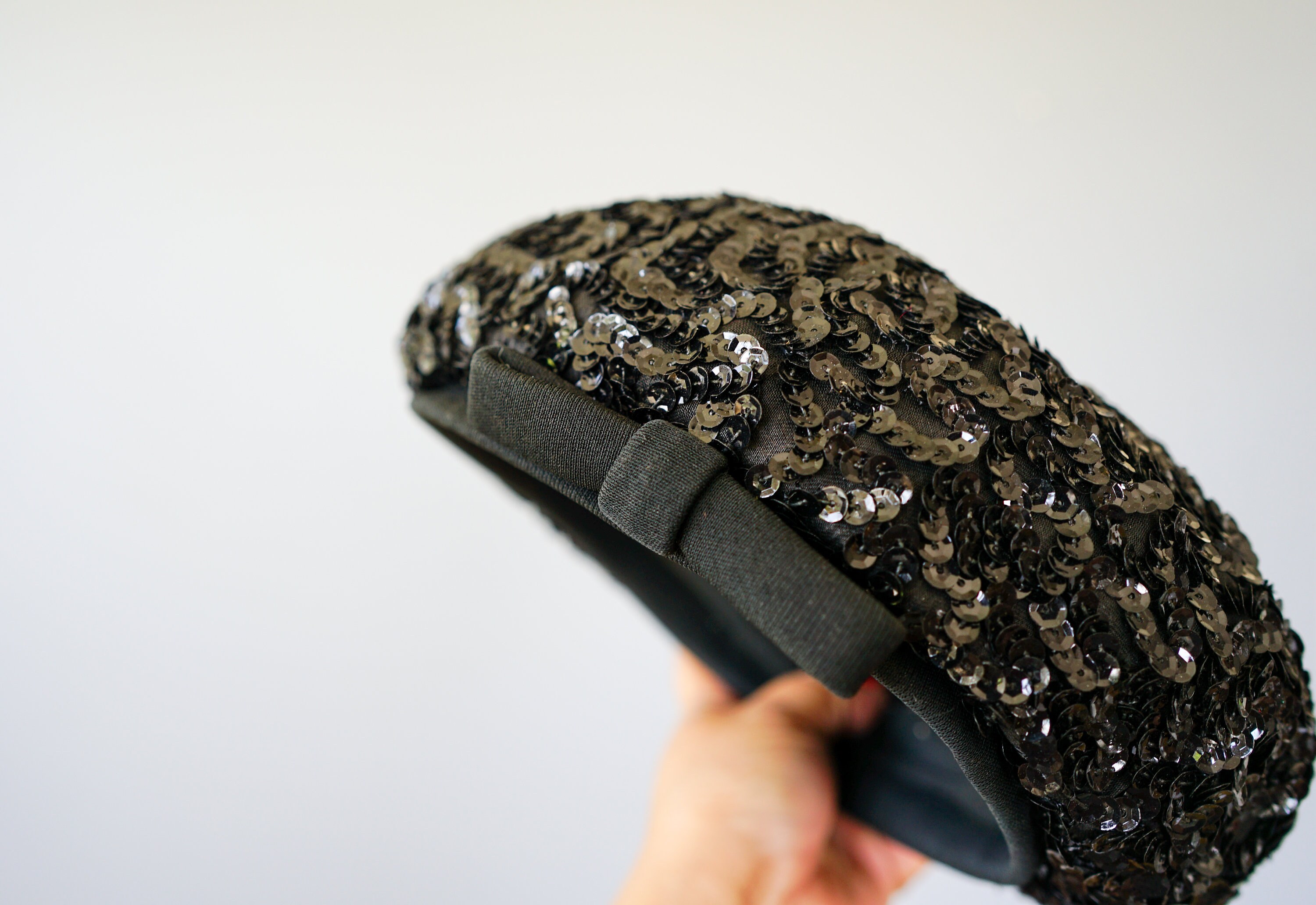 Vintage Sequin Beret Hat, Tam Hat, Vintage Hat, 1950s-60s 
