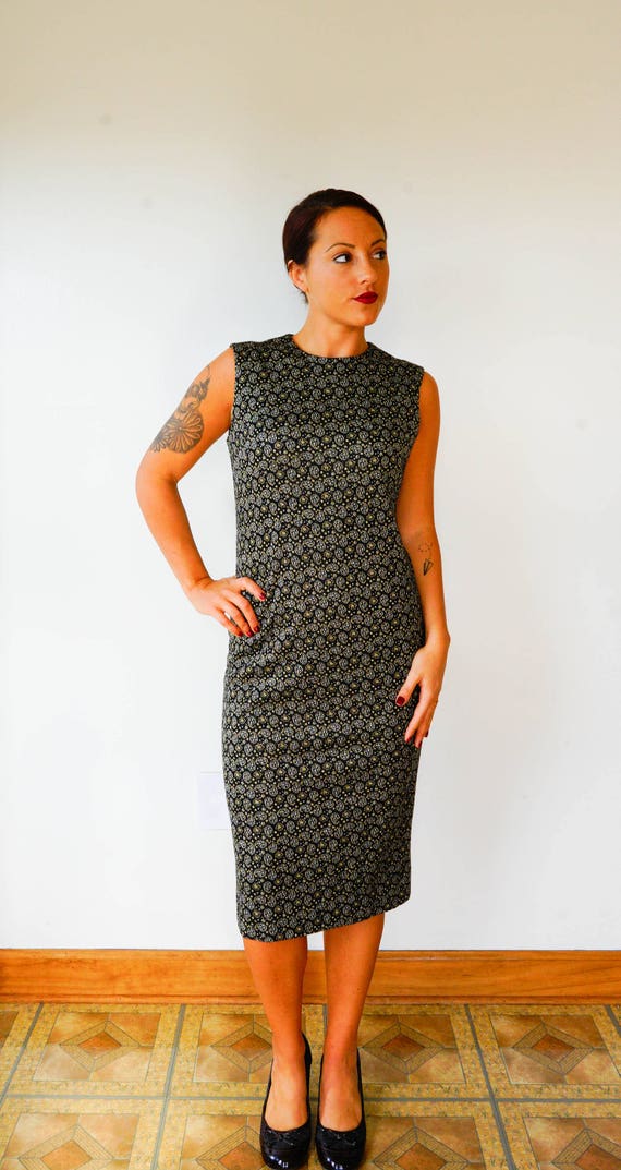 Free Shipping! Vintage 1960s Paisley Dress Size S… - image 6