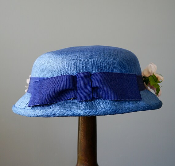 Vintage Floral Bucket Hat, Vintage Hat, 1950s-60s… - image 7