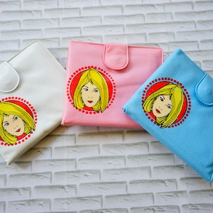 Billetera de vinilo vintage para niños/Billetera de los años 60 y 70/Billetera retro MCM/Billetera vintage/Billetera/Billetera vintage de juguete para niñas