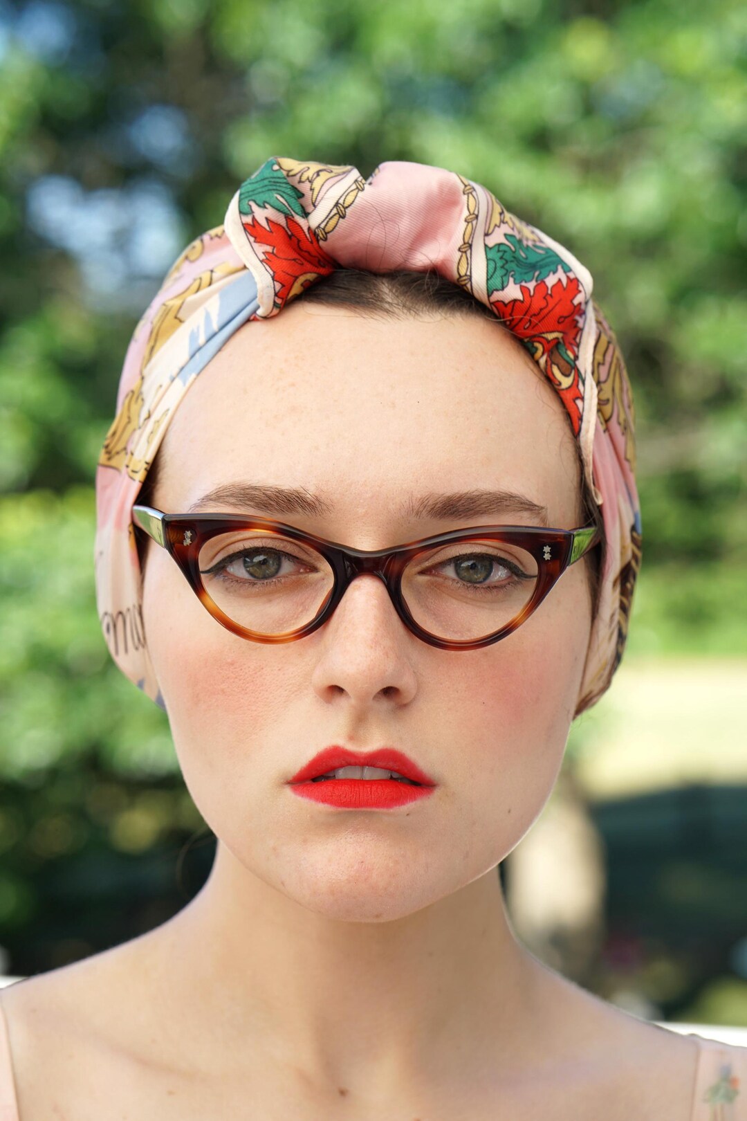 Vintage Cat Eye Glasses 1960's Cateye Made in USA New Old