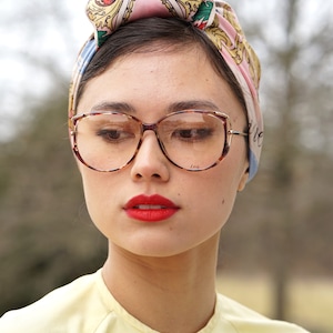 Vintage eyeglasses 1970&#39;s Frames/eyeglass/hipster/Multicolor By Liberty optical made in japan