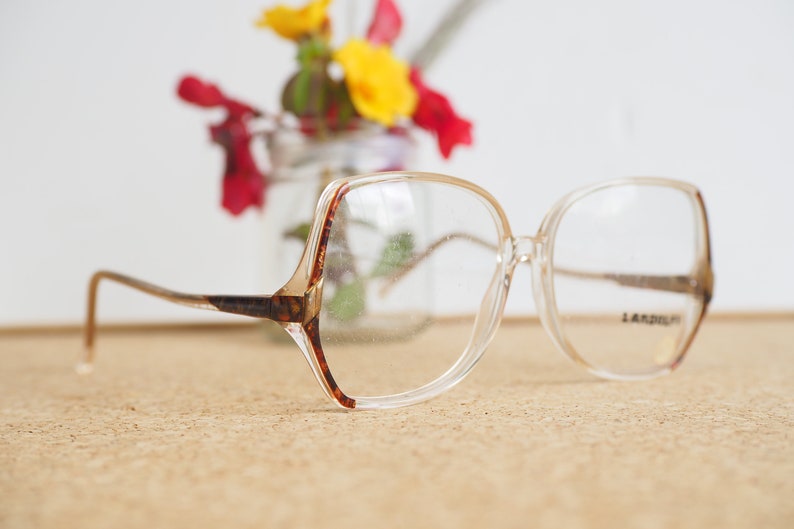 Vintage Eyeglasses 1970s Frames Made in Hong Kong by Landolfi Etsy