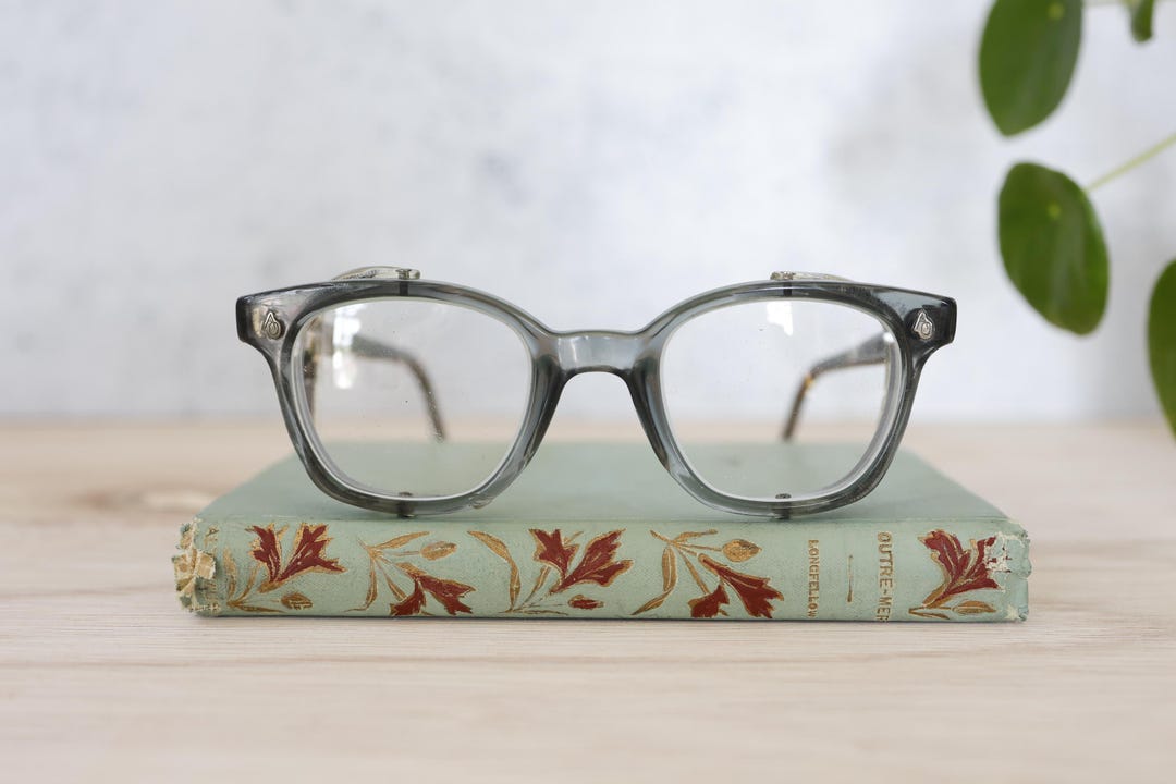 Vintage American Optical Safety Glasses Eyeglasses 1970's Made in
