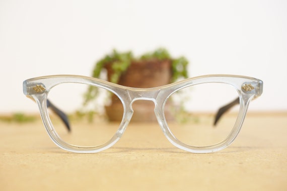 Vintage Eyeglasses 1960s cateye glasses/Frames /Ey
