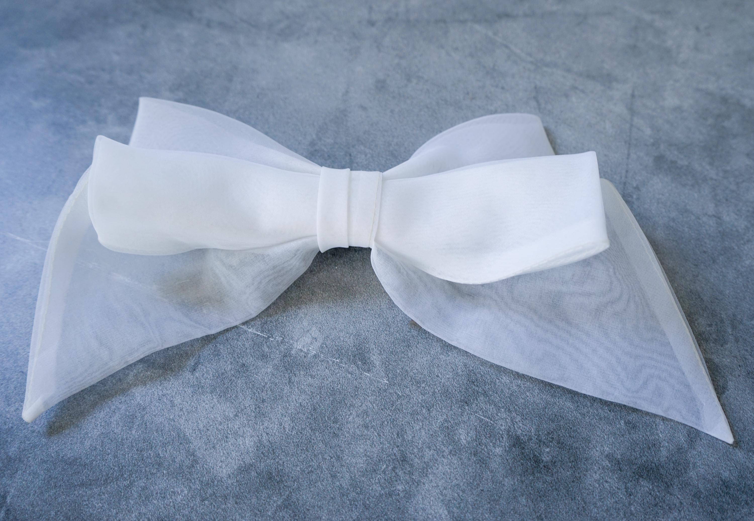 Vintage Bow Hair Barrette Made in France, Coquette Hair Bow  display picture 2