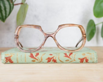 Vintage eyeglasses 1970s Made In Germany By Aqtuell New Old Stock Multicolor Beautiful