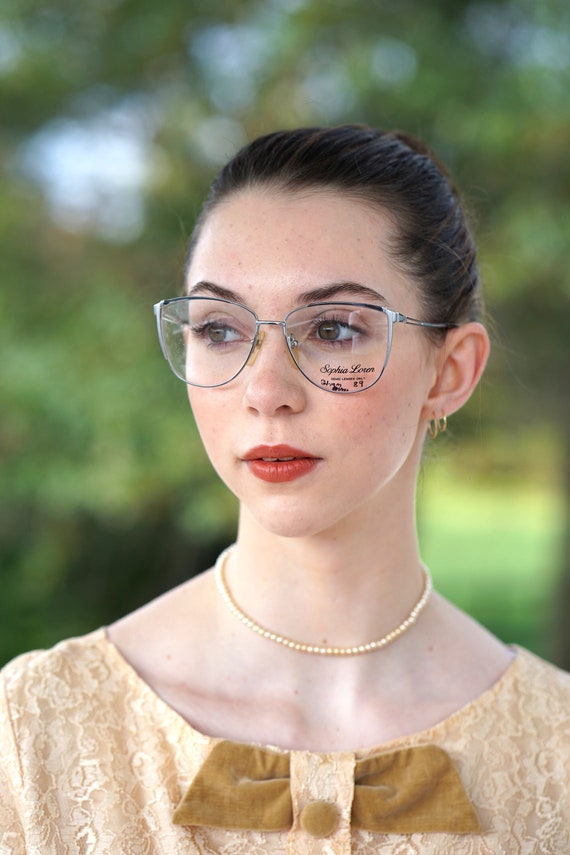 Vintage eyeglasses 1990's Frames/eyeglass/hipster… - image 1