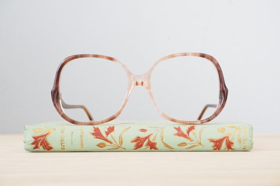 Vintage eyeglasses 1970's Frames/eyeglass/hipster… - image 4