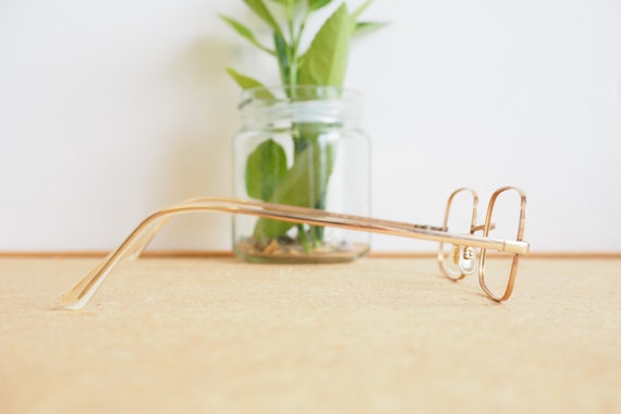 Vintage Eyeglasses 1960s wire rim Frames Made In … - image 7