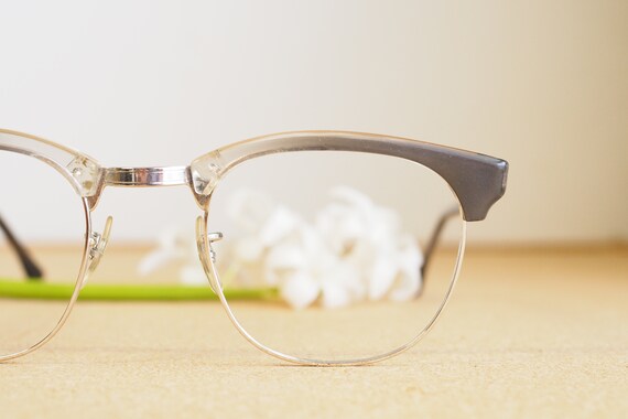 Vintage Eyeglasses Shuron Ronsir 1970s Made In US… - image 4