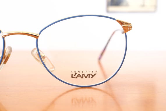 Vintage Eyeglass Wire Rim 1990s By Lamy New Old S… - image 4