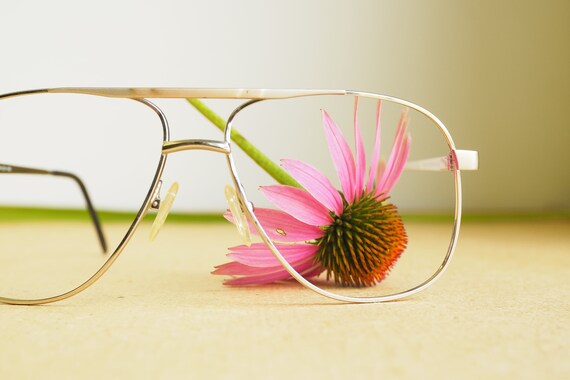 Vintage 70s Eyeglasses/Aviator/New Old Stock/1970… - image 2