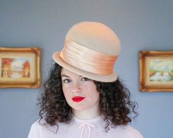 Vintage Wool Hat Michael Howard Miss Bierner Mid-century  display picture 2